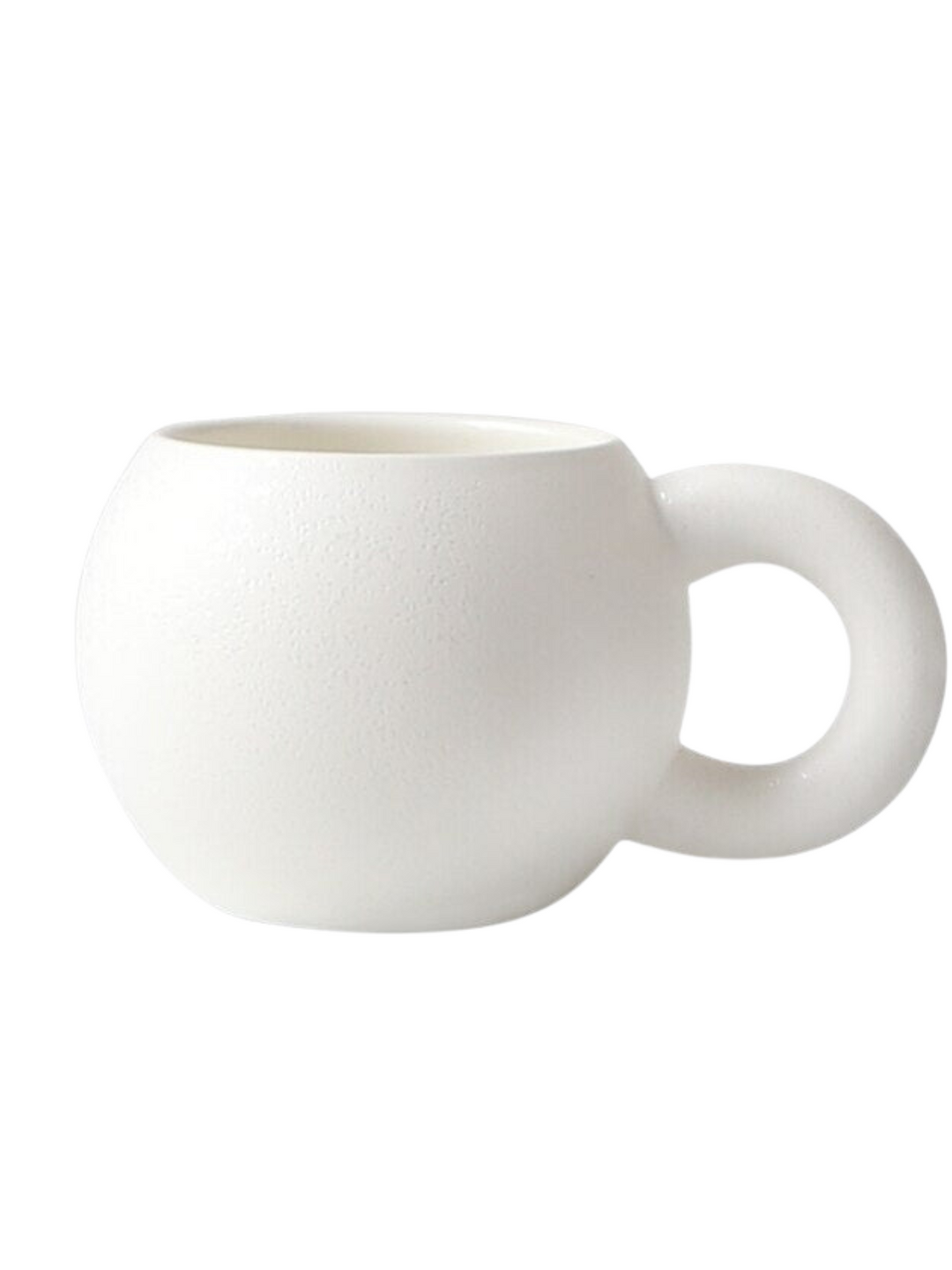 Bauchige Tasse rund »Marshmallow« – DMAYN
