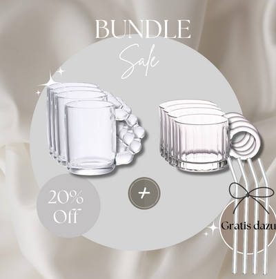 Bundle "STONELLA GLAS & TASSE CRYSTAL"