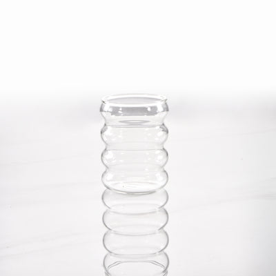 4 x Glas »Wavy«