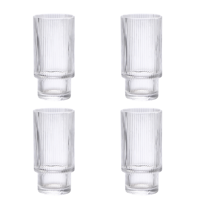 4 x Ripple Glas Long