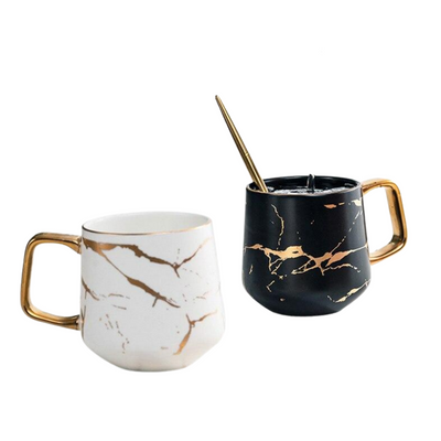 Marmor Gold Tasse »Valenzia«